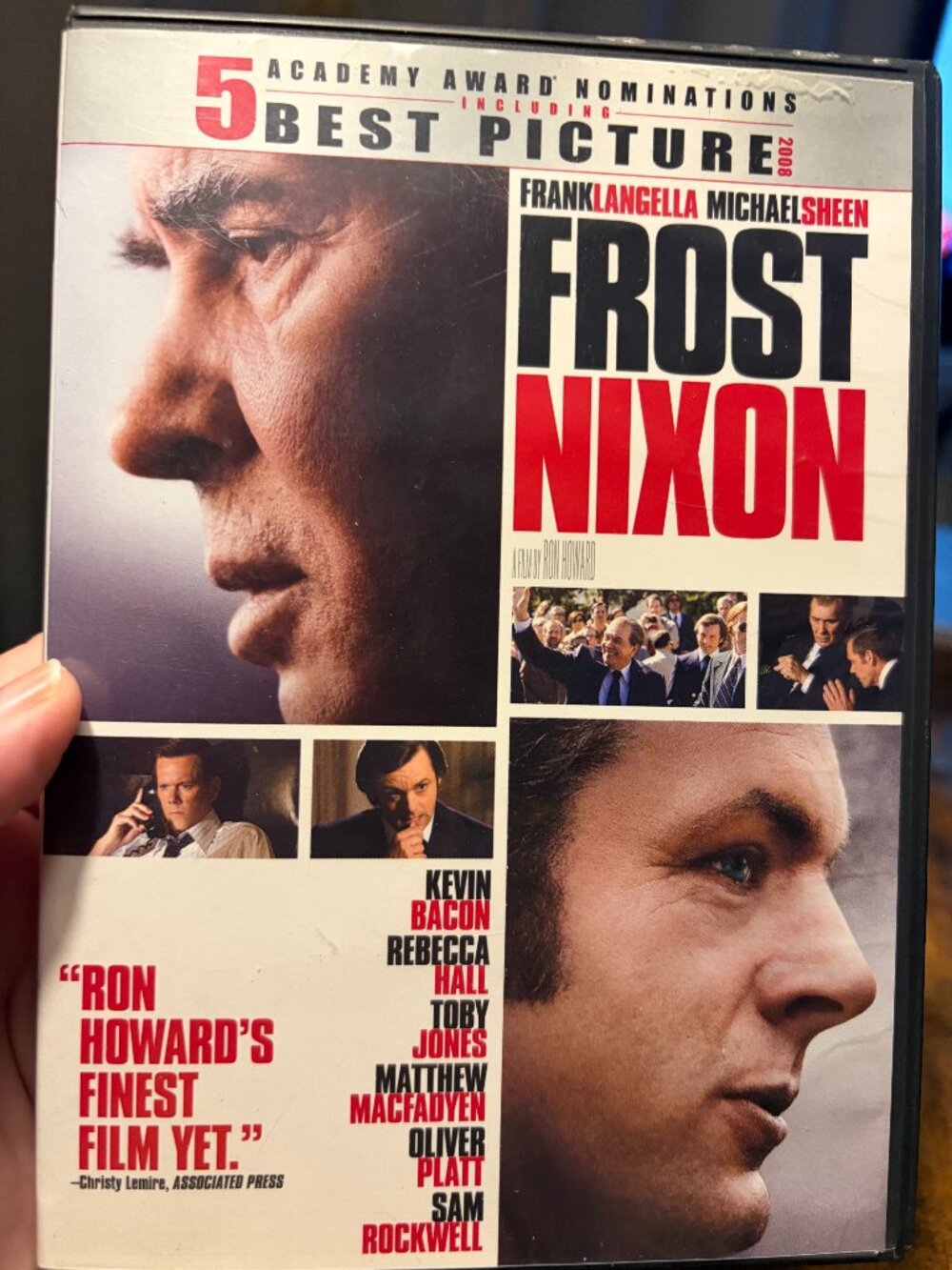 🏛️ FROST / NIXON DVD Movie: 5-Time Academy Award Nominated Political Thriller